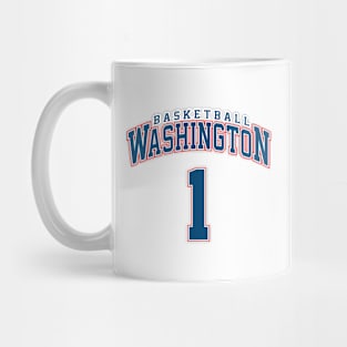 Washington Basketball - Player Number 1 Mug